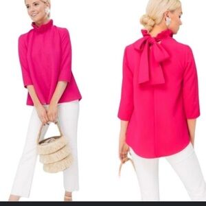 Tuckernuck Blouse Faye Bow Back